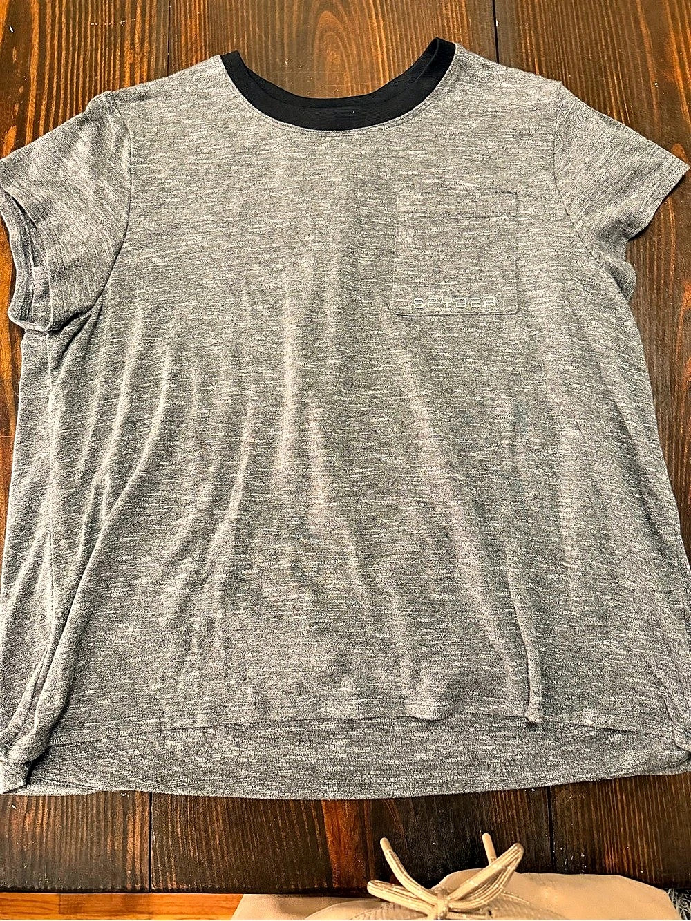 Spyder Short Sleeve Tee in Gray Size Small